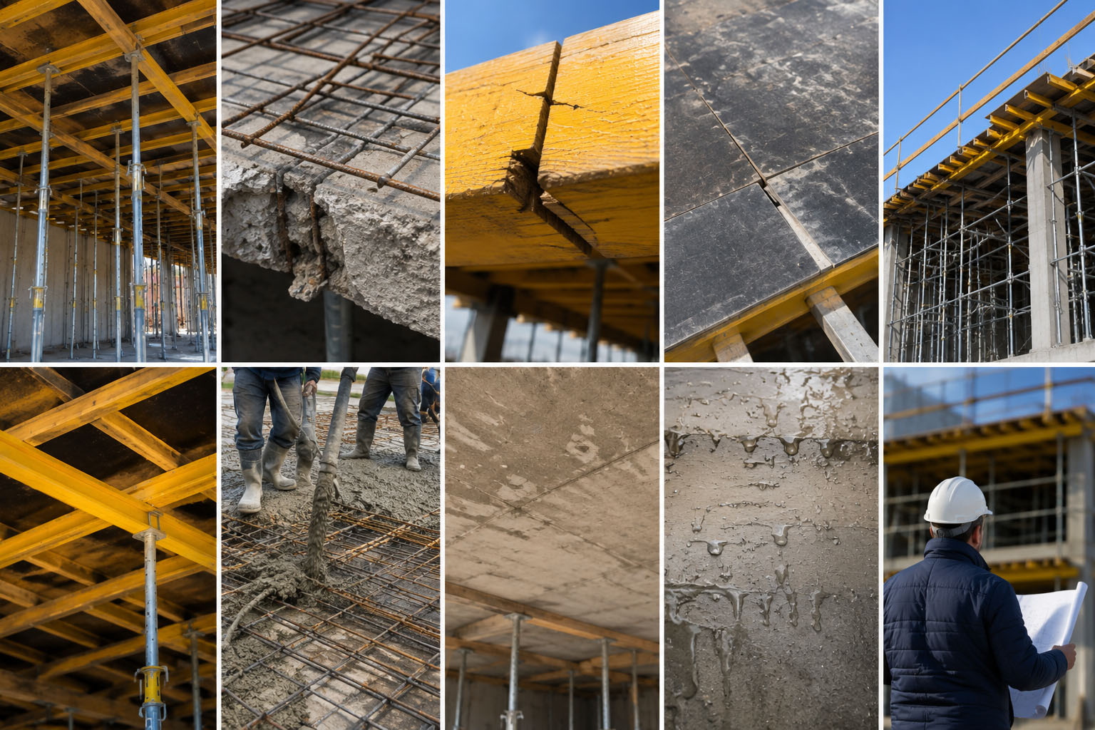 Top 10 greșeli care pot compromite un planșeu din beton